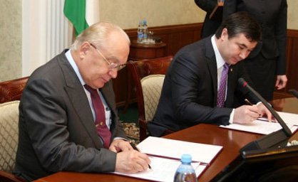 Виктор Садовничий подписал договор о сотрудничестве между Республикой Башкортостан и МГУ