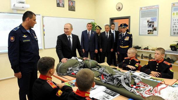 Посещение Тульского суворовского военного училища
