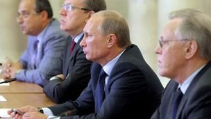 Председатель Правительства Российской Федерации В.В.Путин встретился с учёными-экономистами Российской академии наук